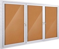 Swansea Resistant Enclosed Bulletin Board 70x36