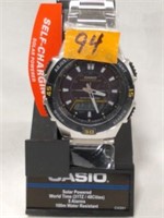 Casio Solar Powered 100m Water resistant watch