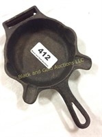 Griswold Cast-Iron Ashtray with Match Holder