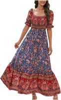 UIMLK Long Midi Boho Dress