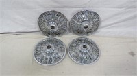 Vintage Chevrolet 14" Chrome Wire Hubcaps