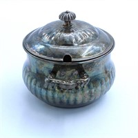 Silver Plate Bowl with Lid