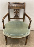 Vintage Carved Armchair