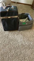 Pet bed and Suite Case