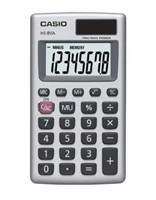 Casio HS-8VA Basic Pocket Calculator, One, Pocket