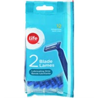 Life Brand Men's Twin Blade Disposable Razors