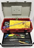 Plano Tackle Box With Tackle And Fishing Utensils