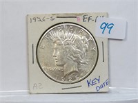 1926 S Silver Peace Dolar 90% Silver