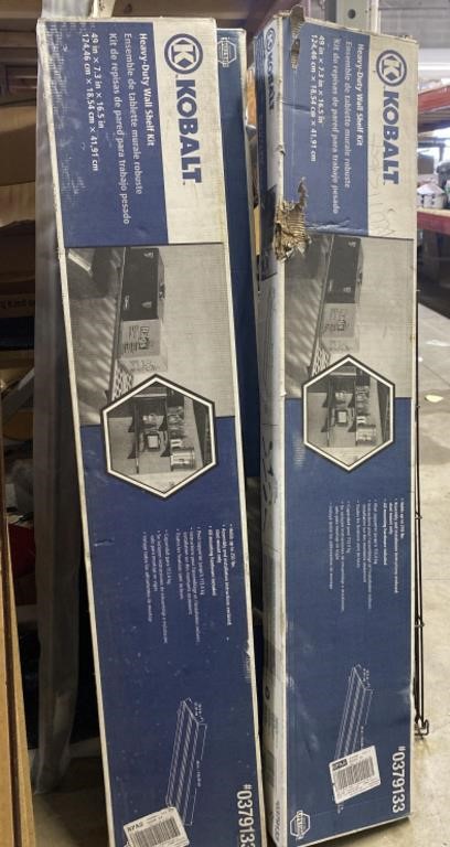 (1) Kobalt Heavy Duty Wall Shelf Kit