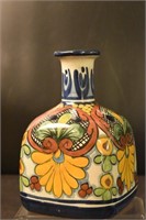 Mexican Pottery Jug Hand Painted