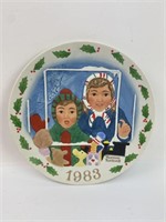 Norman Rockwell "High Hopes" Christmas Plate w