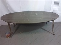 Table en métal Dupont Iron Works, 16x47,5x23,5