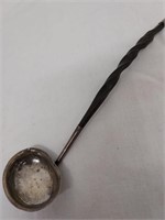 1830s JOHN WAKEFIELD sterling silver ebony ladle