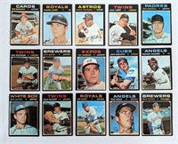 1971 Topps Baseball High Number 14 Cards #600+