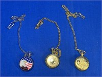 3 POCKET WATCHES