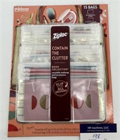 Ziploc Makeup and Accessory Bags, 15-pack