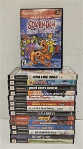 (15) Play Station 2 Video Games