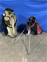 Wilson and Titleist golf bags, total of 2 bags
