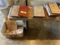 Song books and old tin