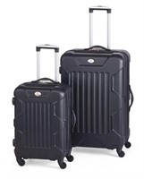 OUTBOUND 2PCS HARDSHELL LUGGAGE SET (BLACK)