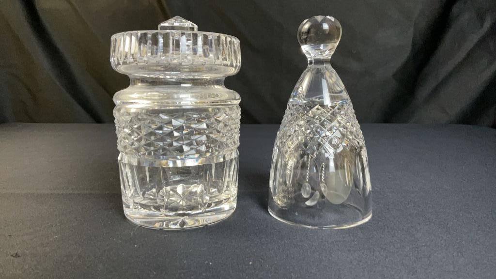 Waterford Crystal Honey & Jam Jar and Bell