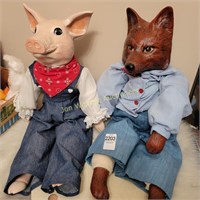 Big Bad Wolf and Little Pig  Dolls