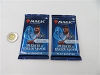 2 Booster Pack Magic The Gathering , Murders at