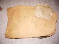 MILITARY DUFFLE BAG AND SMALL PACK
