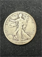 Silver 1929-D Walking Liberty Half Dollar