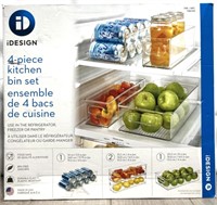 Idesign 4 Piece Kitchen Bin Set