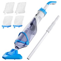 BIELMEIER Cordless Pool Vacuum with Telescopic Pol