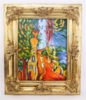 French OOC Signed Chaim Soutine Chenue Emballeur