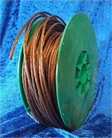 Spool of braided copper ground wire approx 75 ft