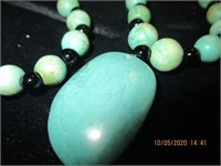 Jade & Onyx Beaded Necklace
