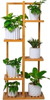 Encore Essentials 5-Tier Bamboo Plant Shelf - 40.5