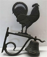 Cast  Aluminum Rooster Bell
