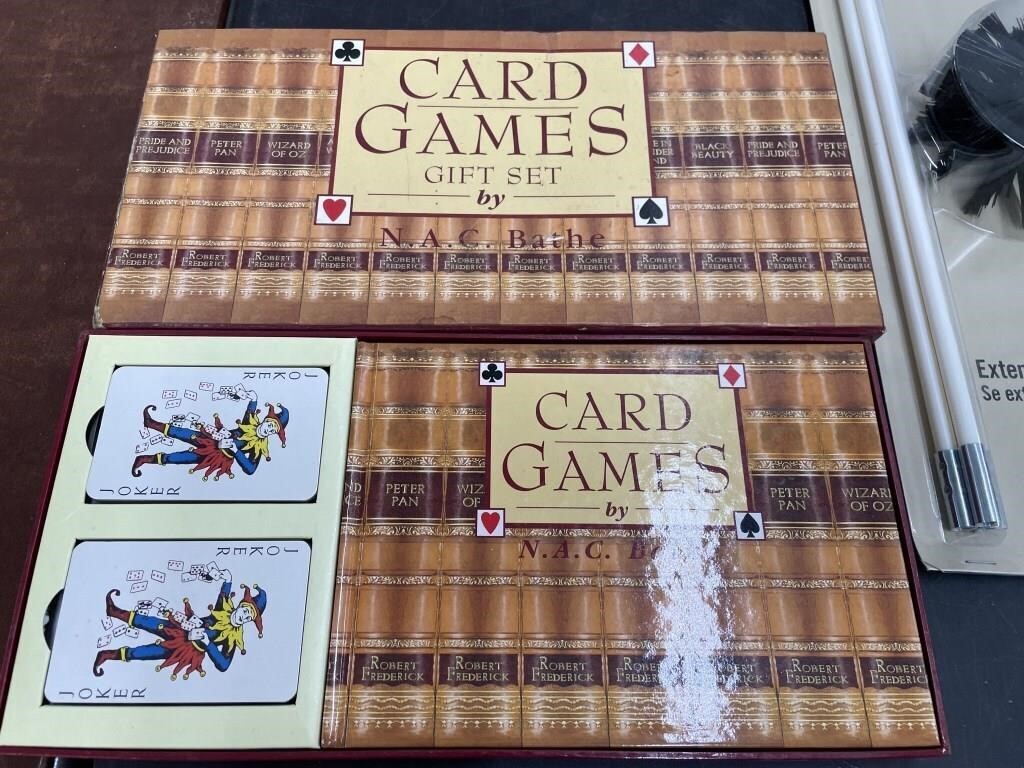 Card games gift set