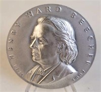 Henry Ward Beecher Great American Silver Medal