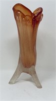 Signed Neil Drobnis Art Glass Handblown Vase