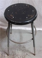 Vintage adjustable workshop stool.