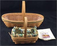 Two Longaberger Baskets From Early 2000's