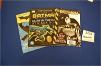 Batman Sticker Book & No Law & New Order Book