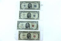 (2) Misc Five Dollar Notes & Silver Certs