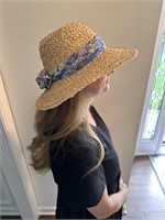 Raffia Straw Hat by Cappelli