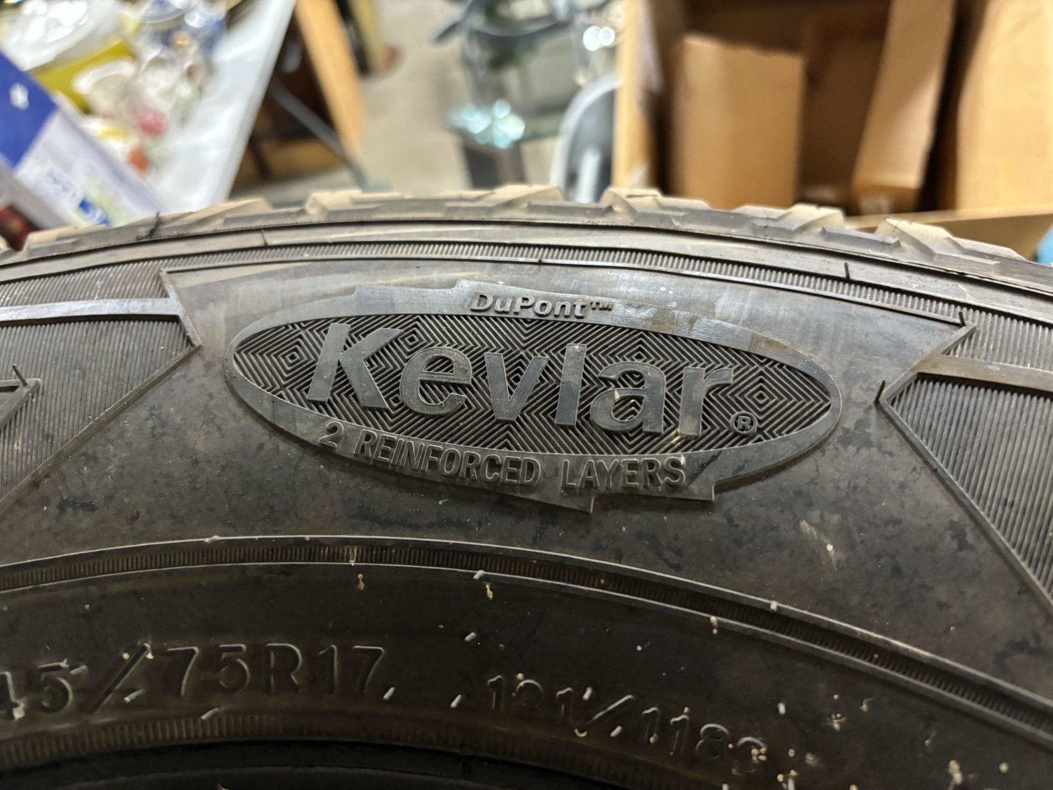 Kevlar Good Year Tires Qty 6 - LT-245/75R17