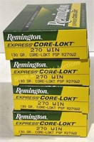 270 WIN 130 Gr Remington 80 Rounds