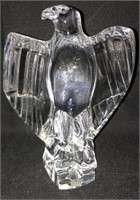 Baccarat France Glass Eagle Sculpture