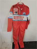 Dominos Pizza Cart Race Suit Sz MED