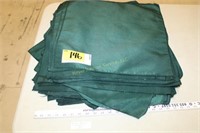 185 Dark green fabric napkins
