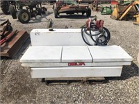 Gas Tank With Pump and Hose & Tool Box